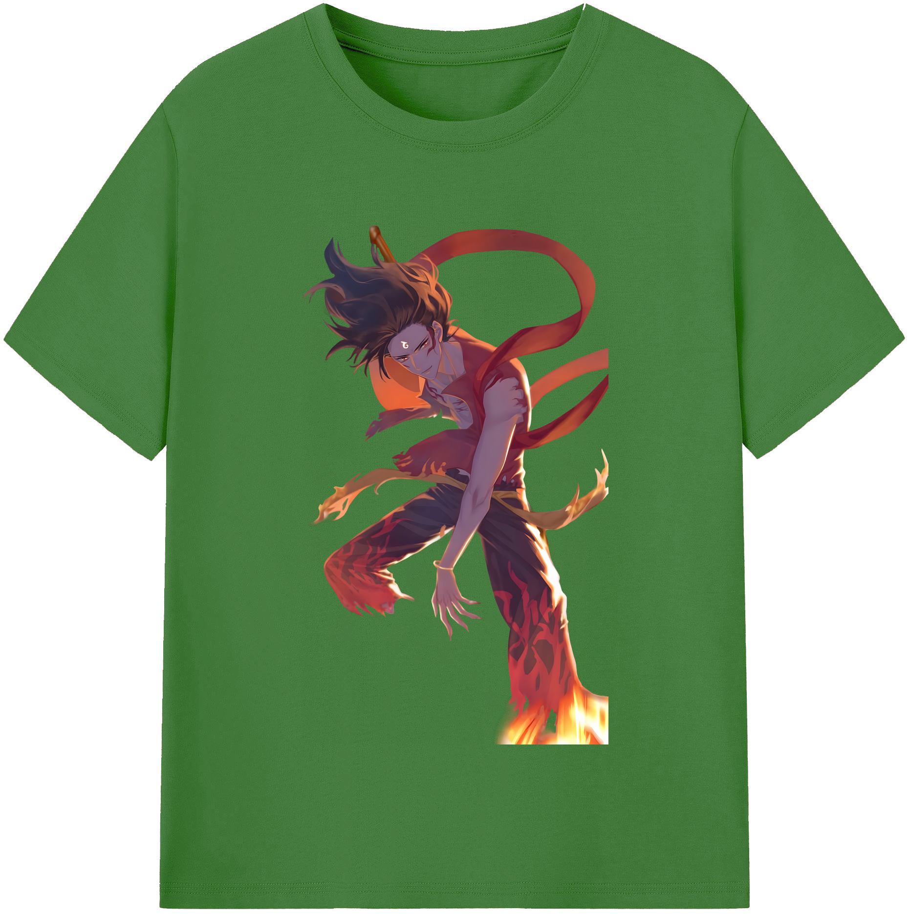 （画像用） Ne Zha 2 ナタ 魔童の大暴れ レディースカジュアルプリントTシャツ（綿100％）